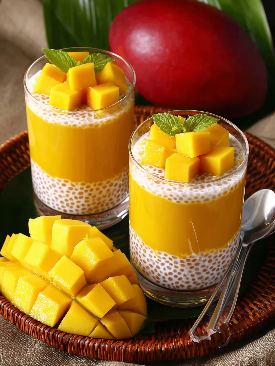 Unlock Exotic Flavors: Mango Sago Made Easy