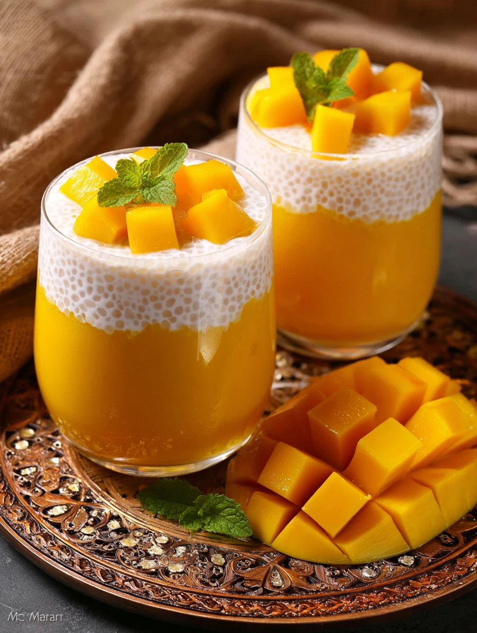 Mango Sago Dessert Recipe Best Mango Sago In Manila Mango Sago With Coconut Milk Vegan Mango Sago Pudding Where To Buy Man...