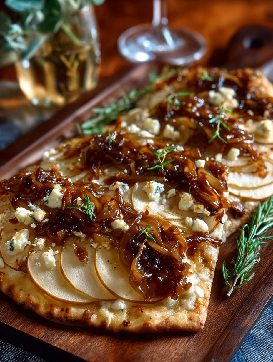Maple Pecan Flatbread Recipe Caramelized Apple Brie Flatbread Gourmet Flatbread Recipes With Brie Easy Maple Pecan Flatbre...