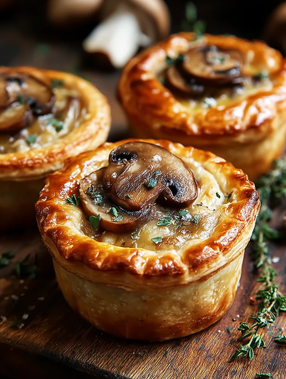 Mini Mushroom and Gruyère Pot Pies: The Ultimate Fall Comfort Food