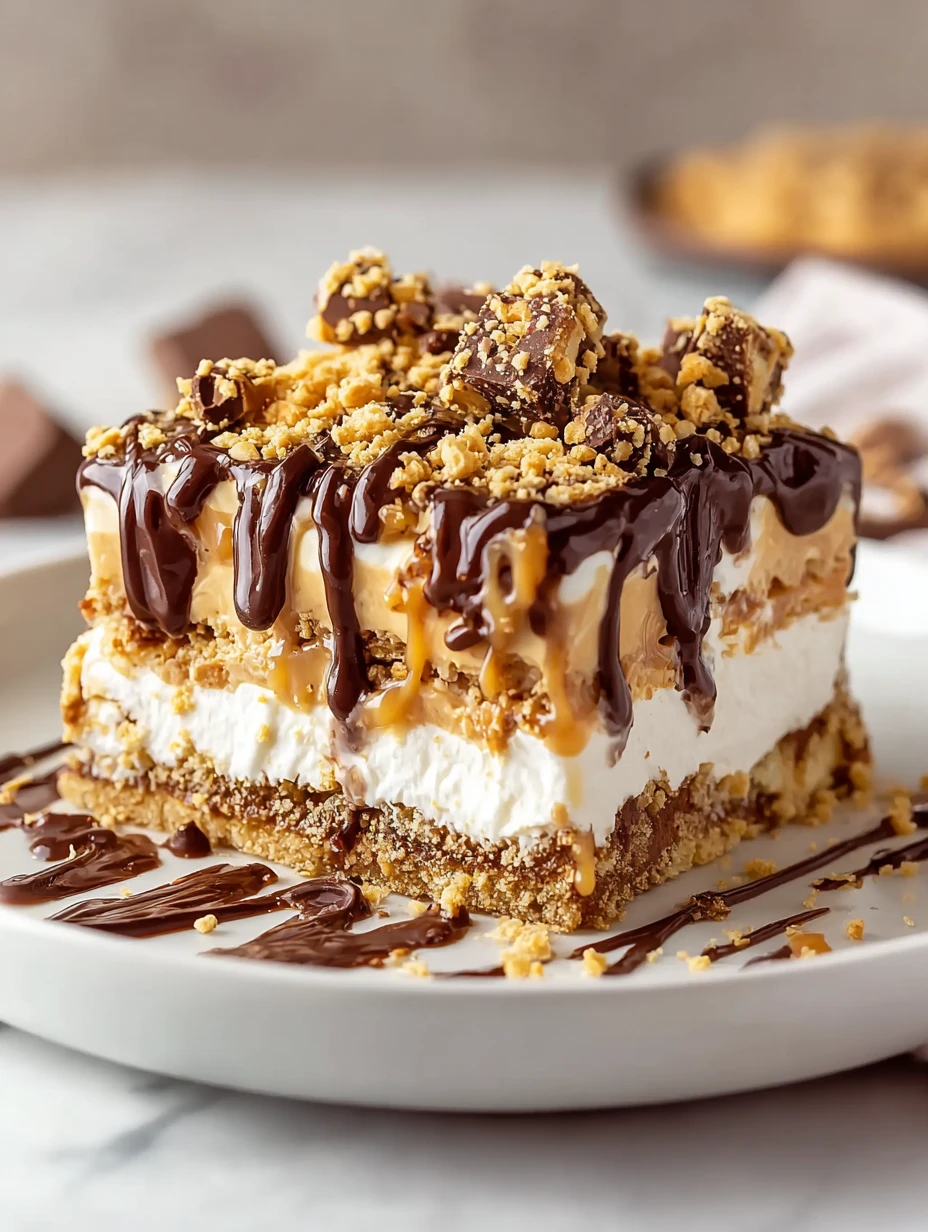 Irresistible Peanut Butter Crunch Lasagna You’ll Crave