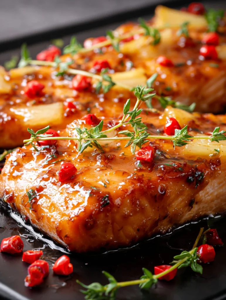 Pineapple Sweet Chili Salmon Glaze Recipe Easy Pineapple Chili Salmon Bake Best Sweet Chili Pineapple Salmon Grill Homemad...