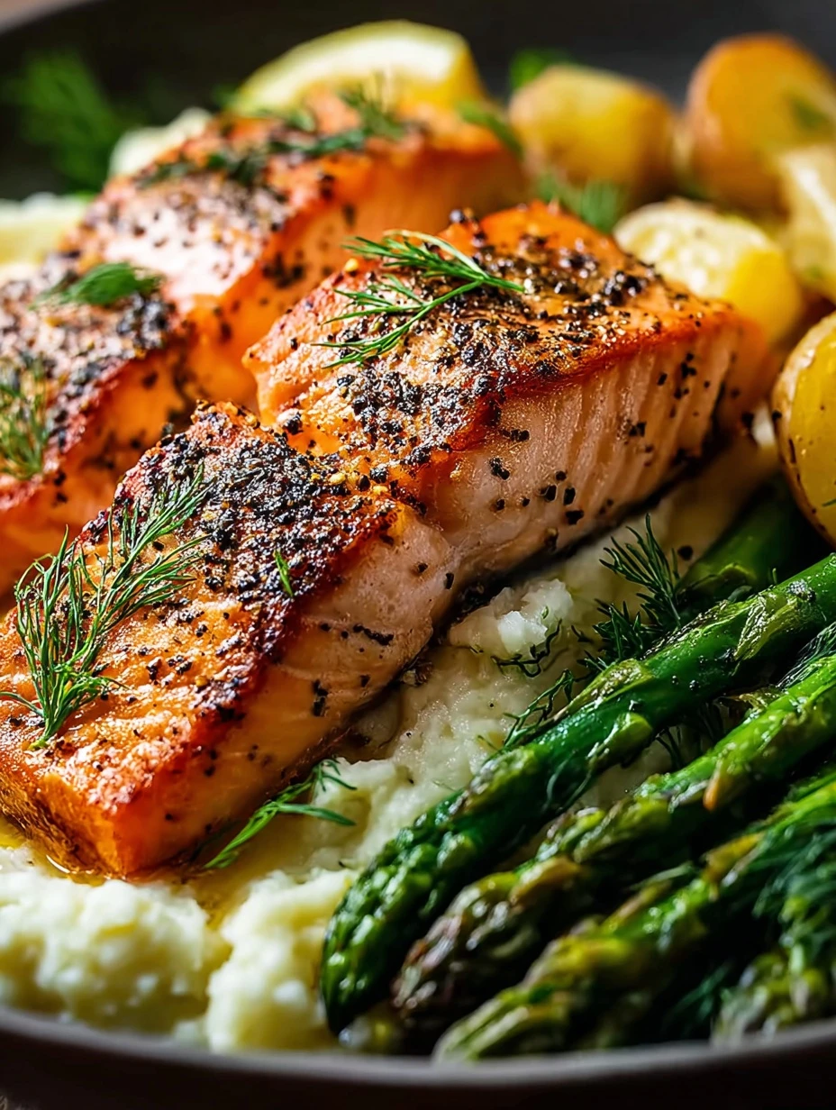 Sheet Pan Salmon Asparagus Recipe Crispy Smashed Potatoes Dinner Easy Sheet Pan Salmon Asparagus Healthy Salmon Sheet Pan ...