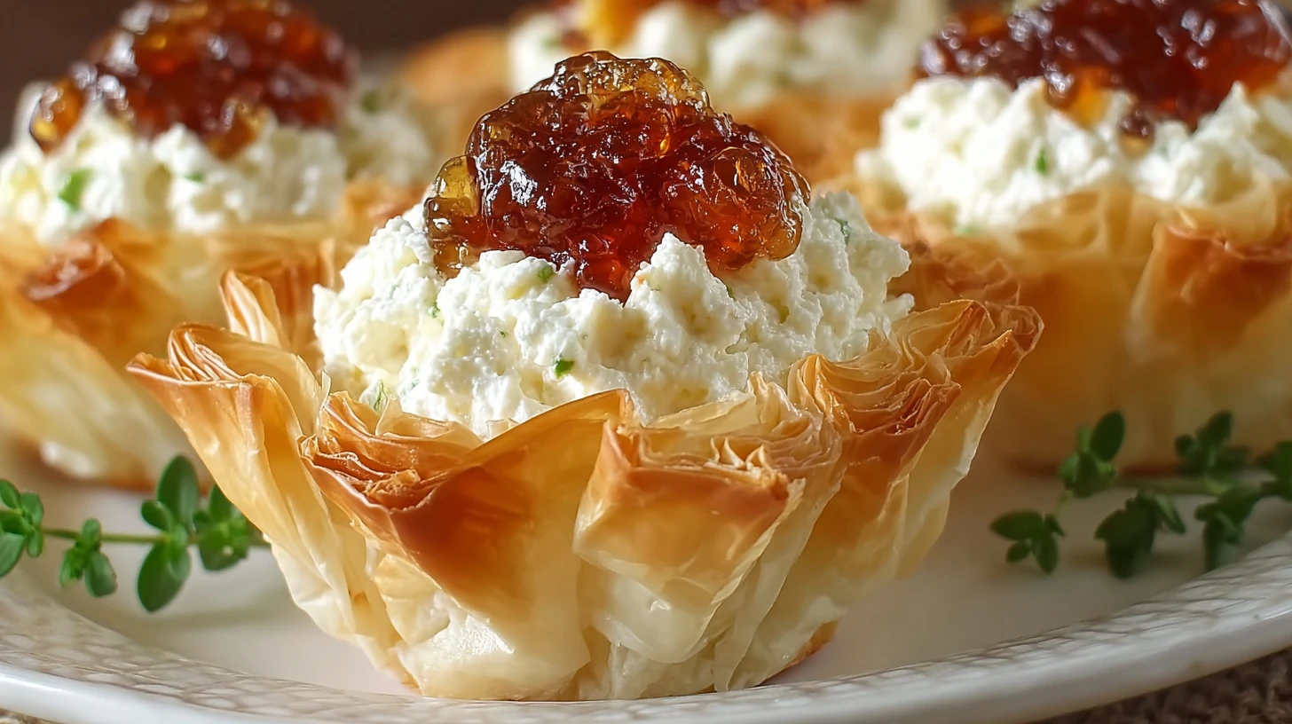 Pepper Jelly Cream Cheese Appetizer Dip and Bites