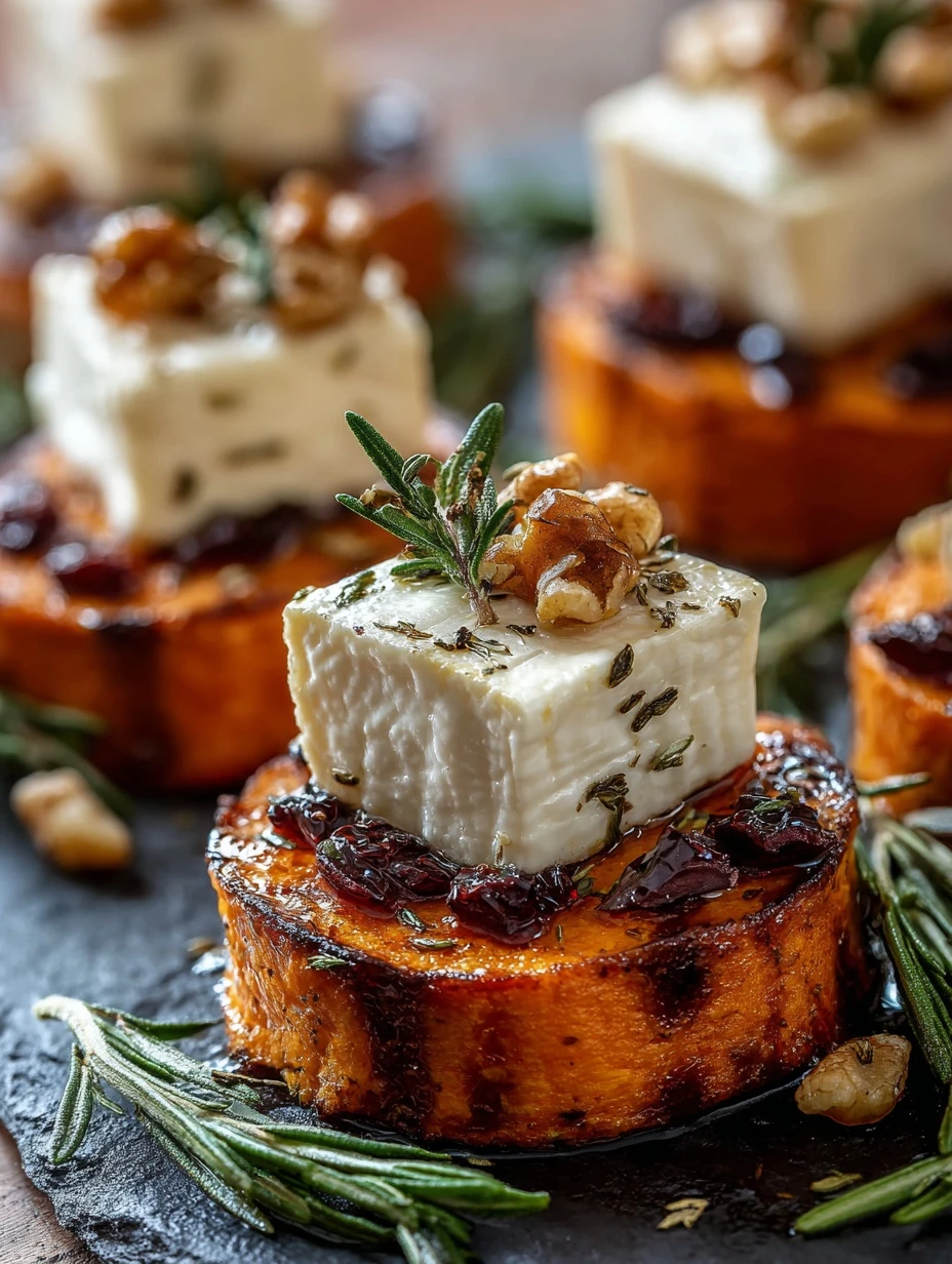 Sweet Potato Brie Bites Recipe Easy Brie And Sweet Potato Appetizers Holiday Appetizers With Sweet Potato Simple Sweet Pot...