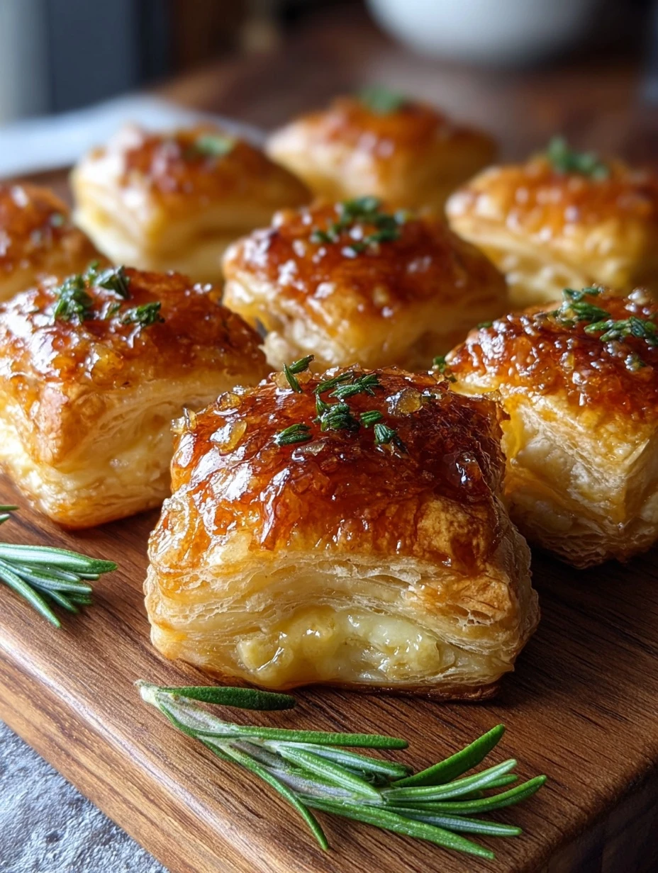 Warm Brie Honey Puff Pastry Recipe Rosemary Brie Puff Pastry Bites Hot Honey Brie Pastry Appetizer Easy Brie And Honey Pas...