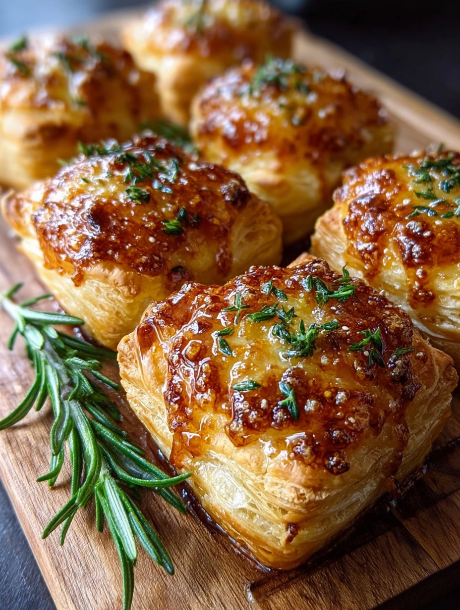 Warm Brie Honey Puff Pastry Recipe Rosemary Brie Puff Pastry Bites Hot Honey Brie Pastry Appetizer Easy Brie And Honey Pas...