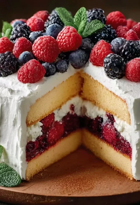 Berry Chantilly Cake