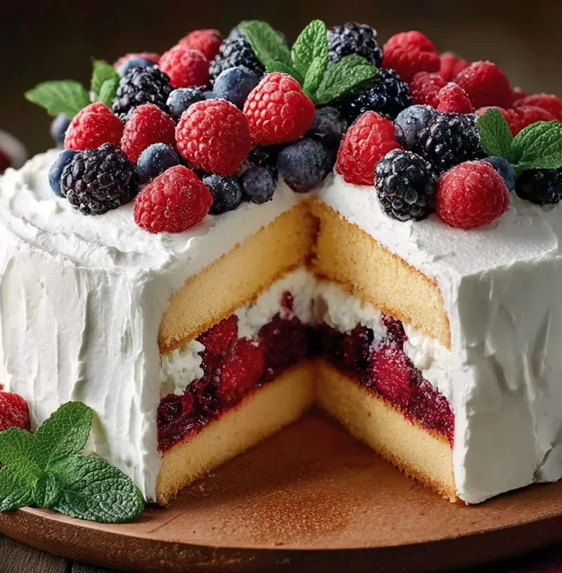 Berry Chantilly Cake