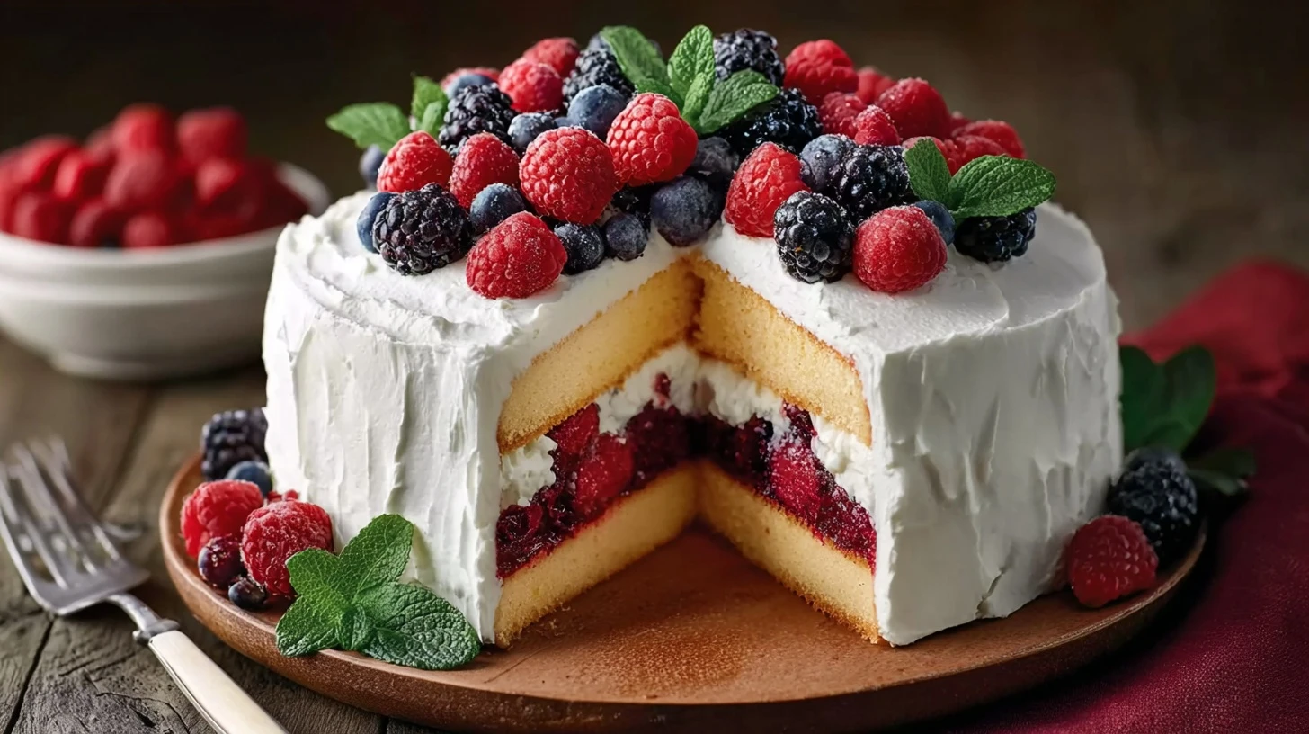 Berry Chantilly Cake