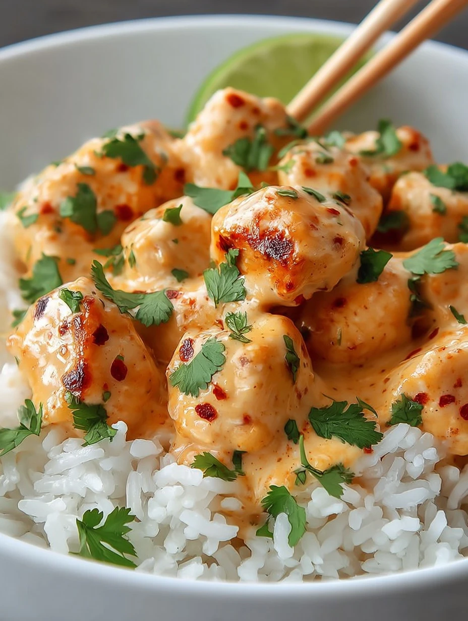 Creamy Coconut Lime Chicken Bites