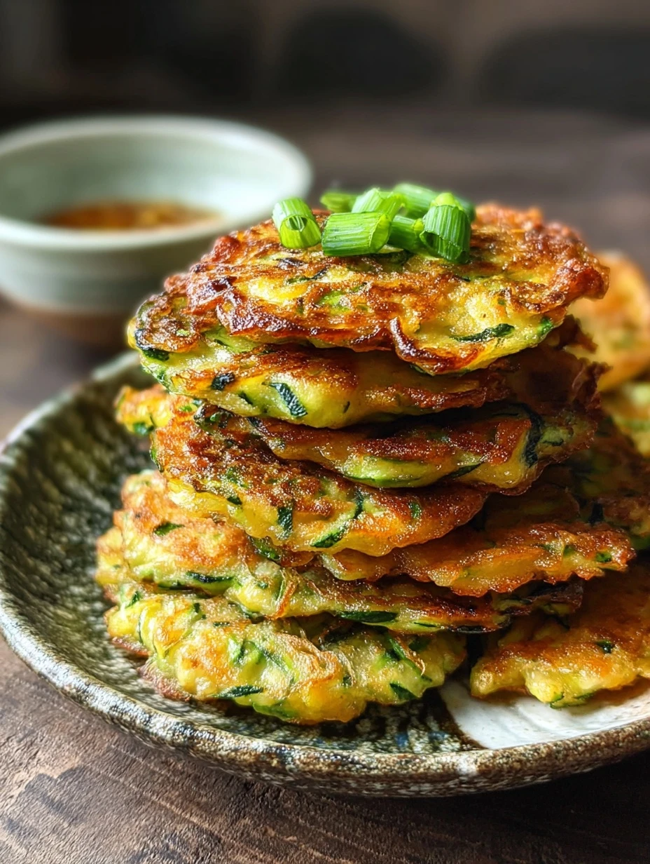 Crispy Korean Zucchini Fritters Flavorful Snacking