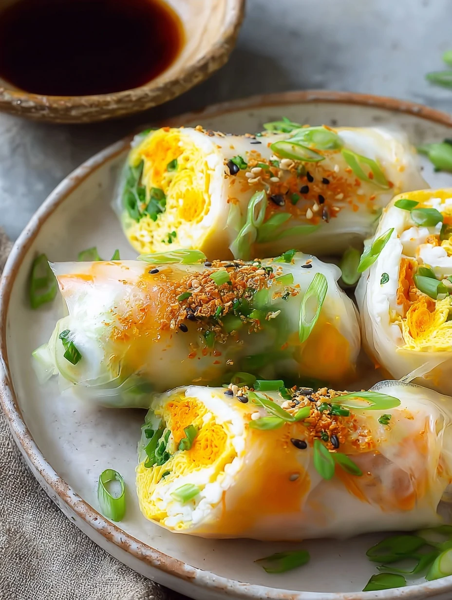 Crispy Rice Paper Egg Wraps Youll Crave Every