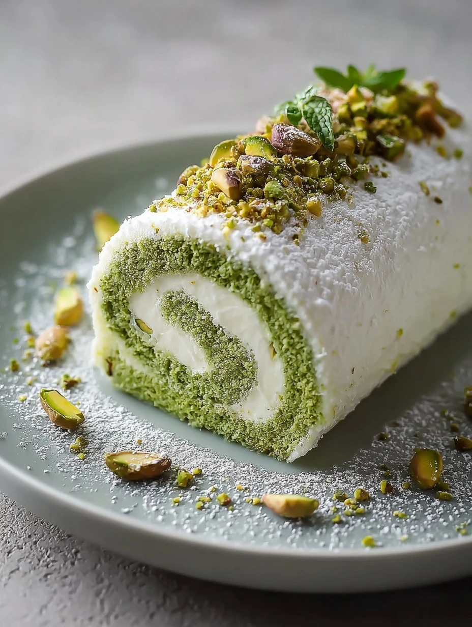 Delicious Pistachio Roll Cake Your Next Sweet Celebration