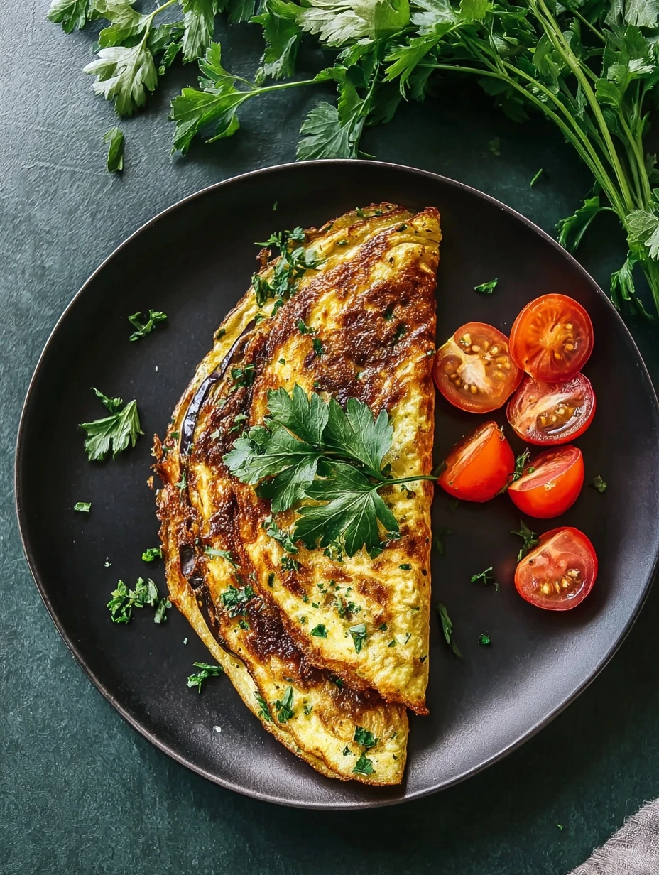 Eggplant Omelet Flavorful Twist Breakfast Bliss
