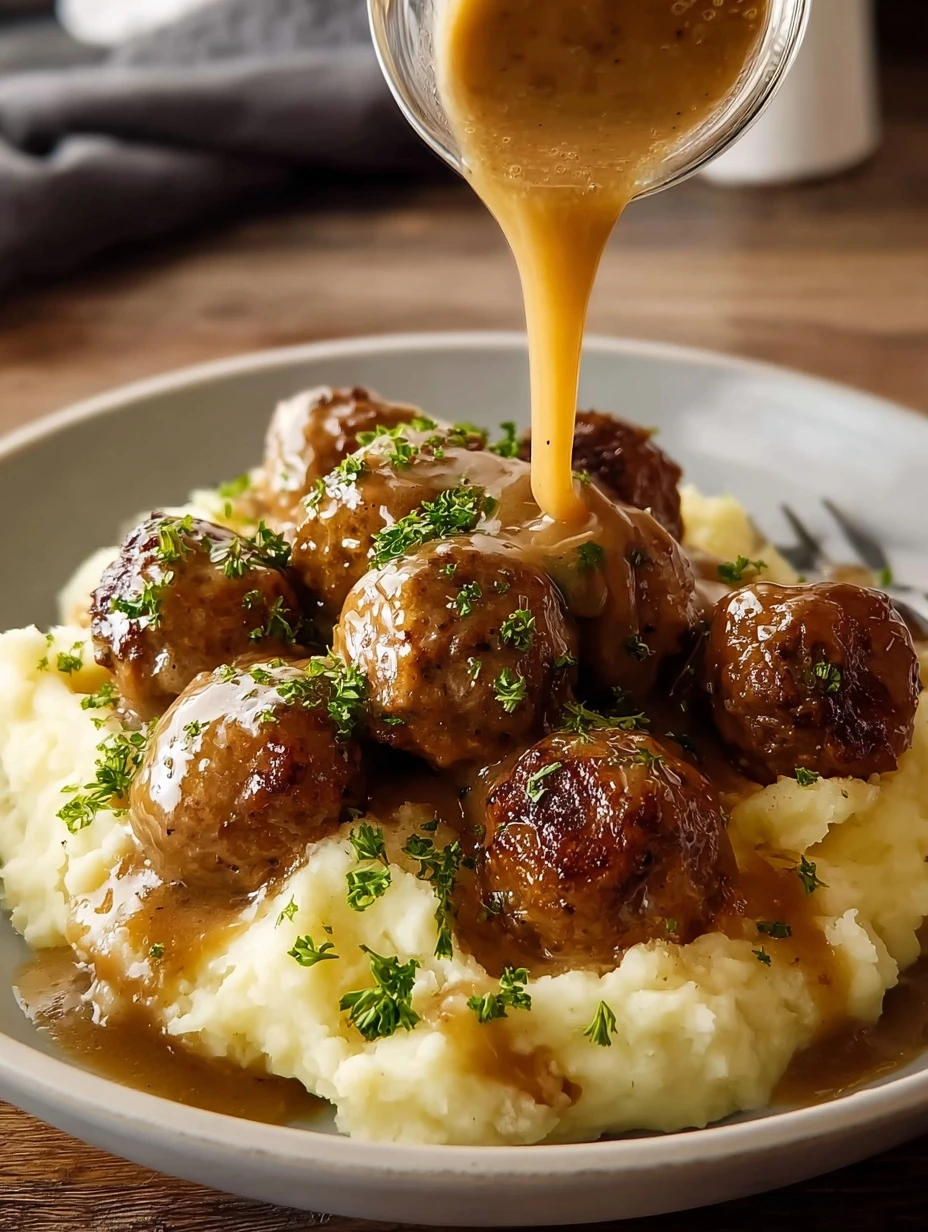 Homestyle Meatballs Comfort Gravy
