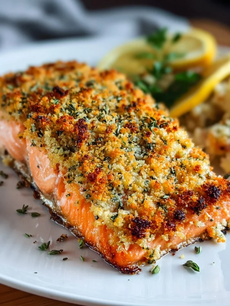 Irresistible Parmesan Crusted Baked Salmon Just Minutes