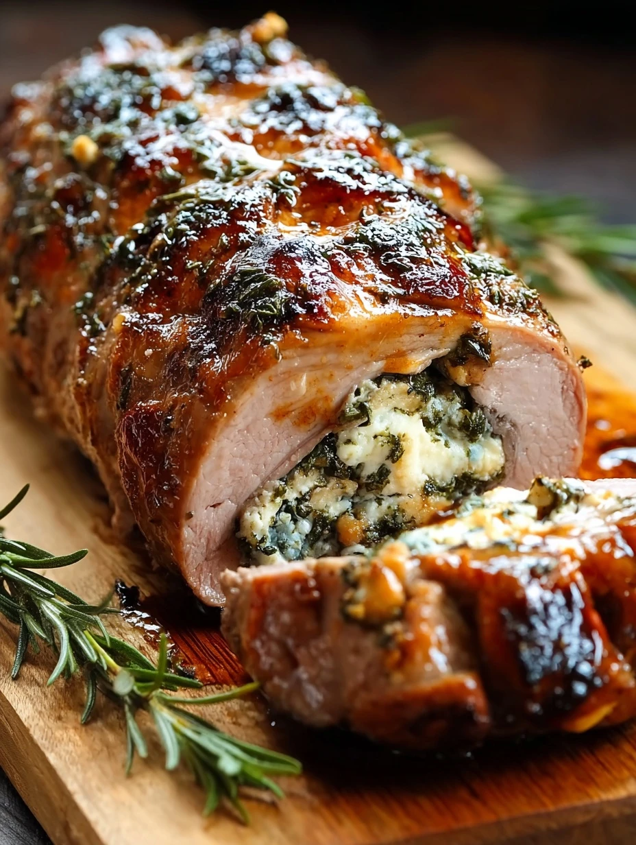 Juicy Herb Stuffed Pork Tenderloin Elegant Meal