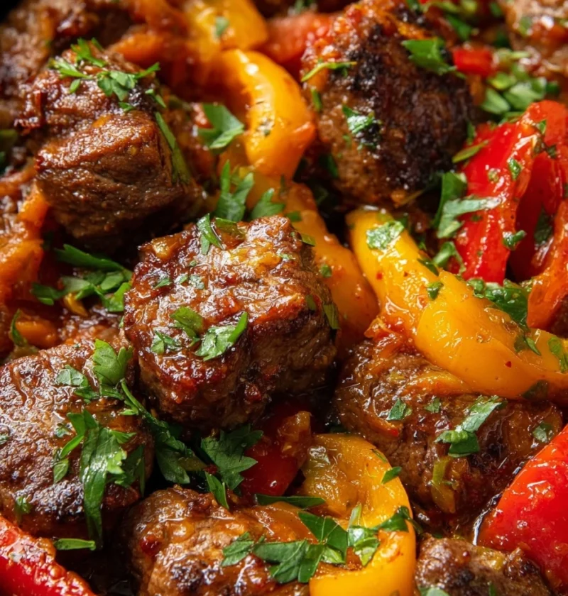 Keto Beef Pepper Steak