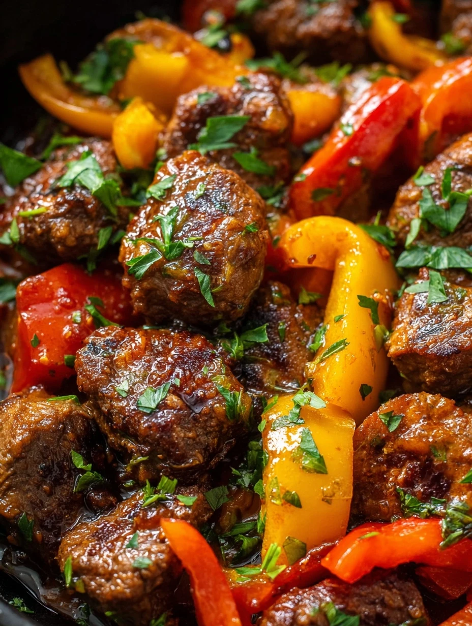 Keto Beef Pepper Steak