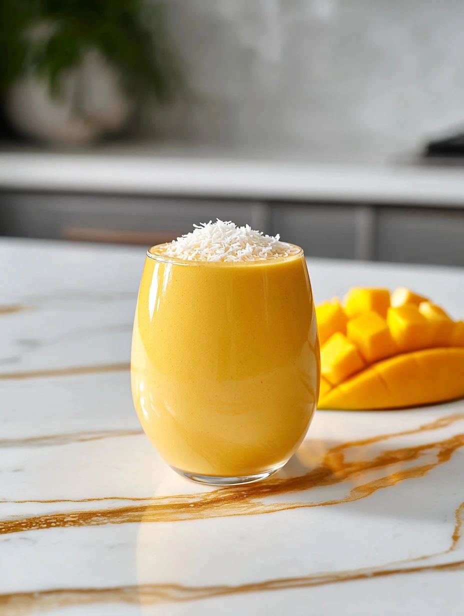 Mango Coconut Protein Shake