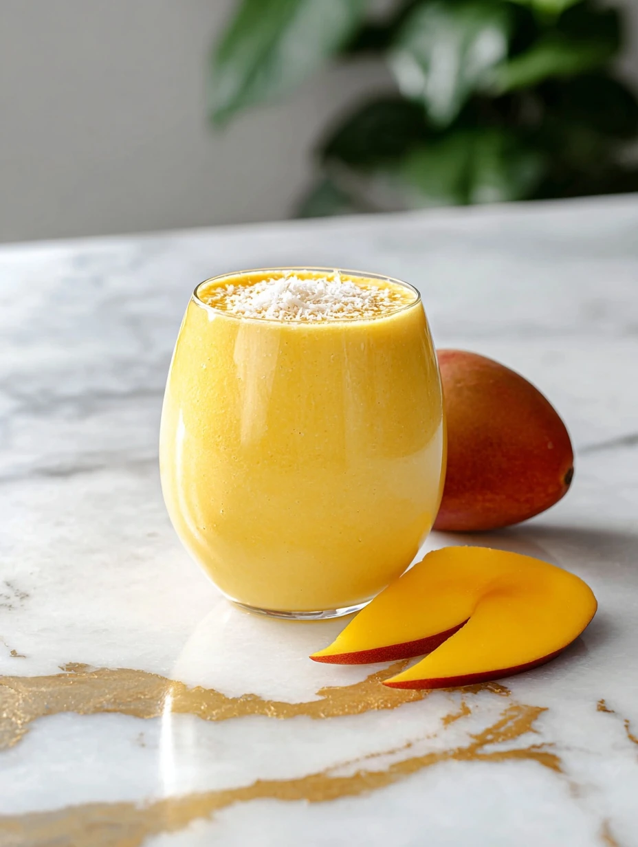 Mango Coconut Protein Shake