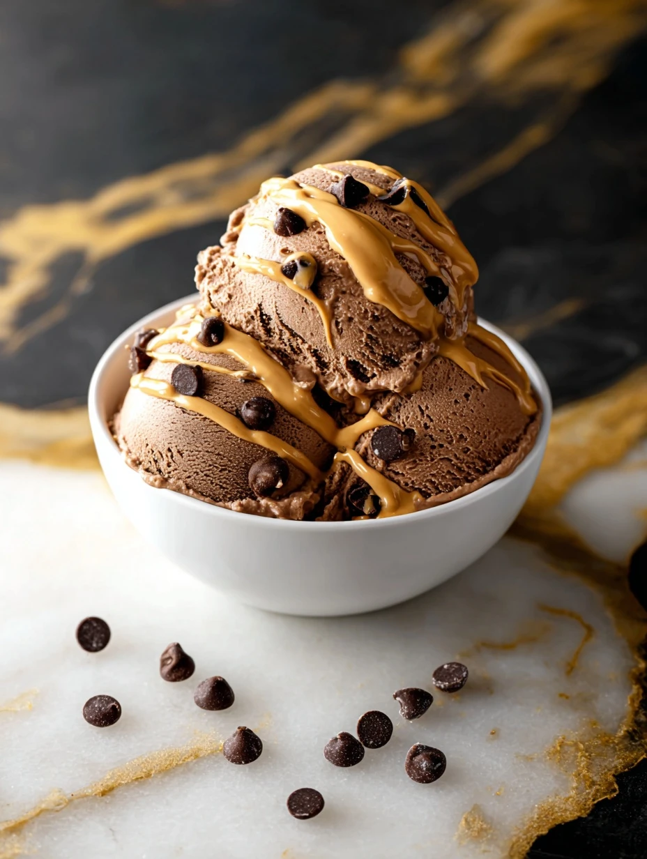 Ninja Creami Peanut Butter Chocolate Protein Ice Cream
