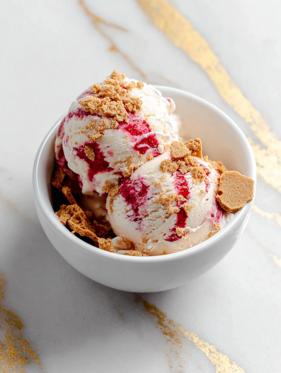 Ninja Creami Strawberry Cheesecake Protein Ice Cream