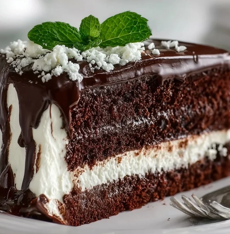 Ultimate Chocolate Tuxedo Cake