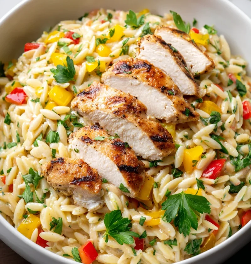Creamy Lemon Chicken Orzo