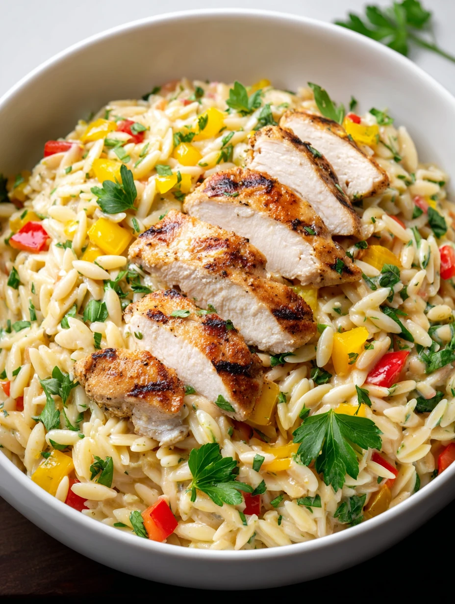 Creamy Lemon Chicken Orzo