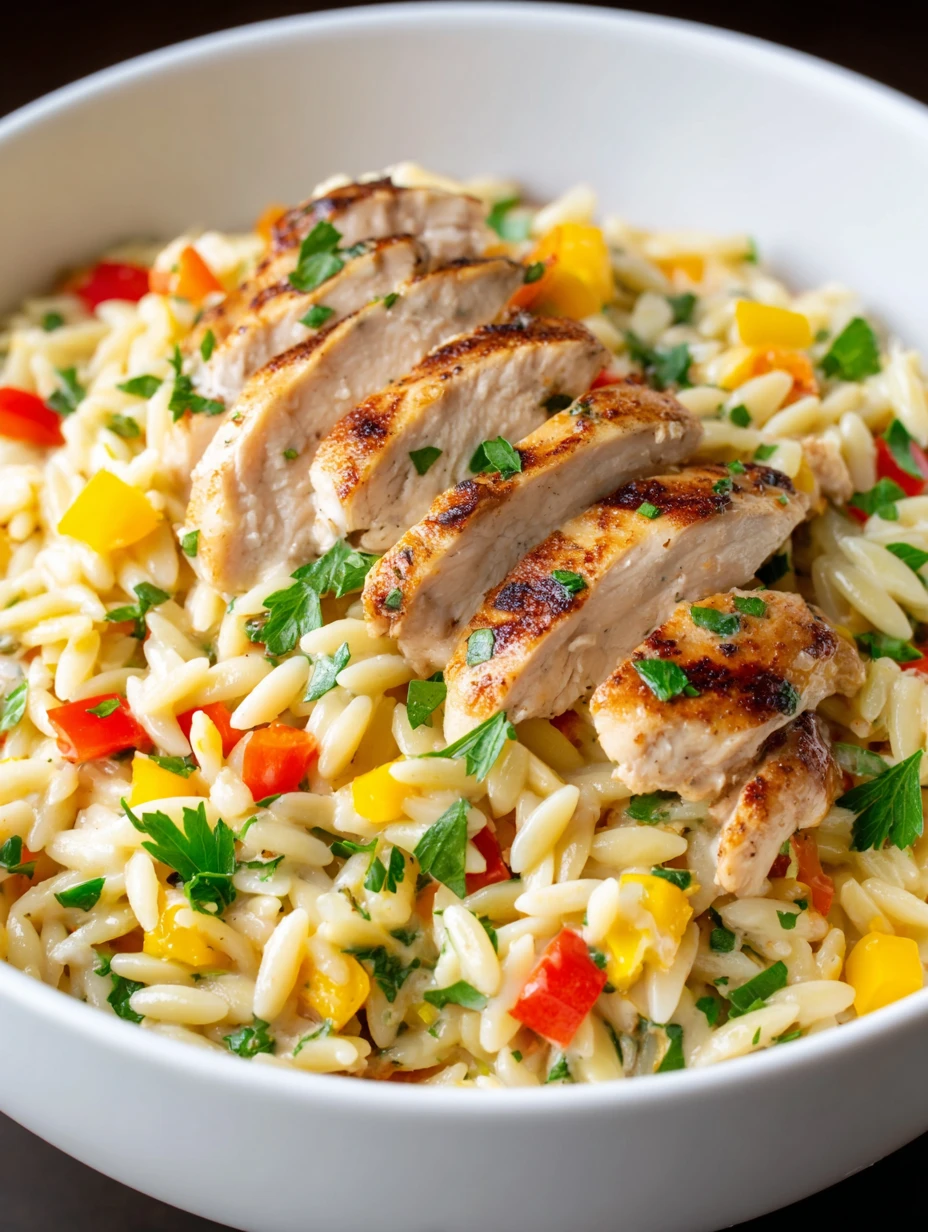 Creamy Lemon Chicken Orzo