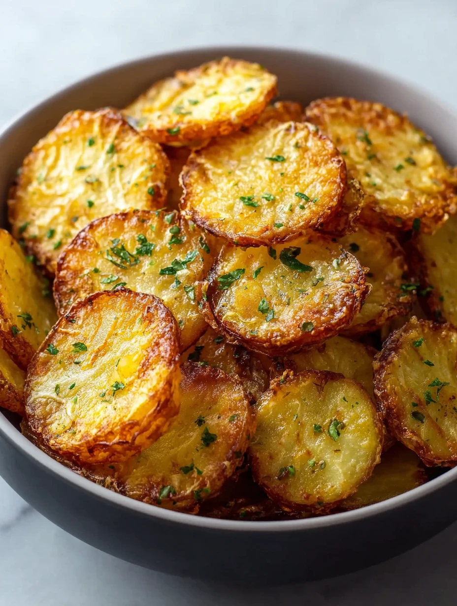 Crispy Air Fryer Sliced Potatoes