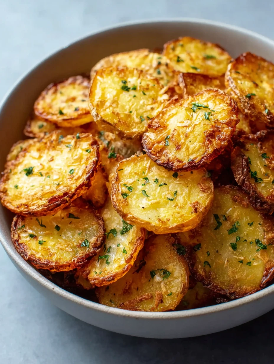 Crispy Air Fryer Sliced Potatoes