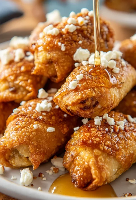 Crispy Hot Honey Feta Chicken