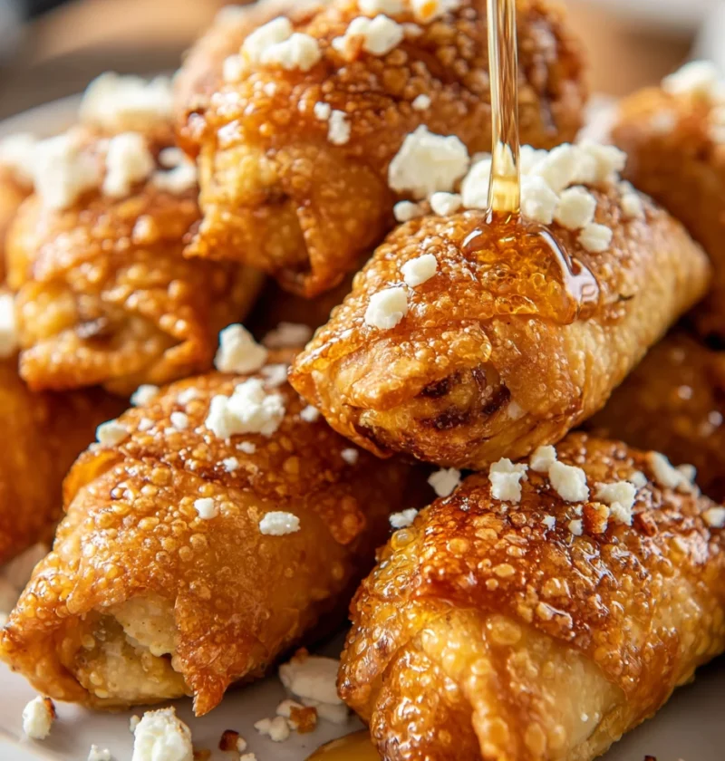 Crispy Hot Honey Feta Chicken