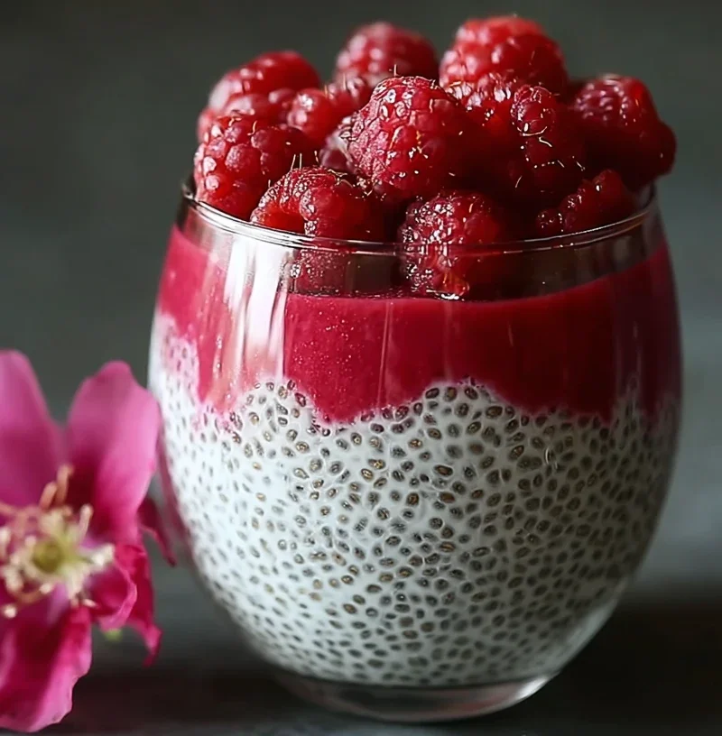 Raspberry Chia Pudding Naturally Sweet Perfectly Creamy