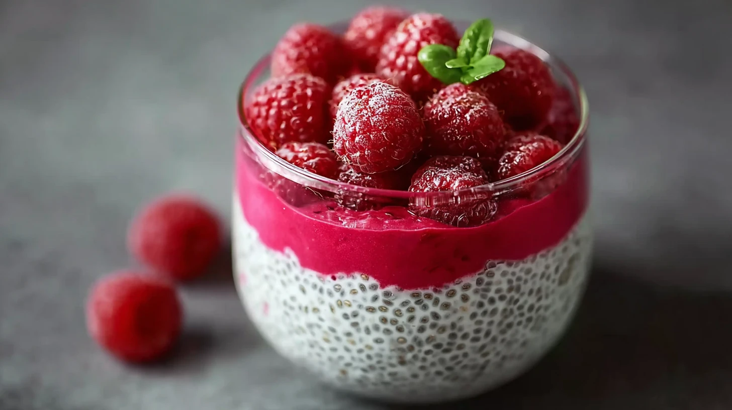 Raspberry Chia Pudding Naturally Sweet Perfectly Creamy