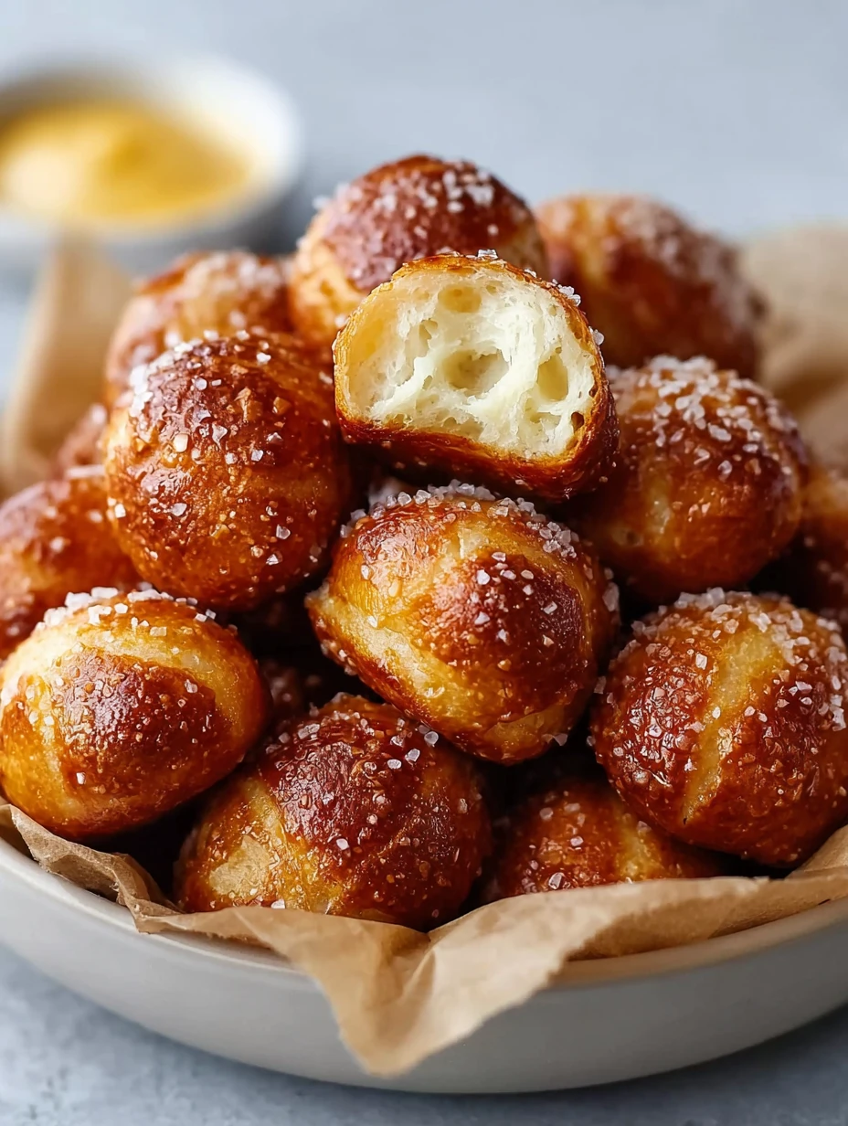 Homemade Soft Pretzel Bites