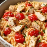 Creamy Lemon Chicken Orzo