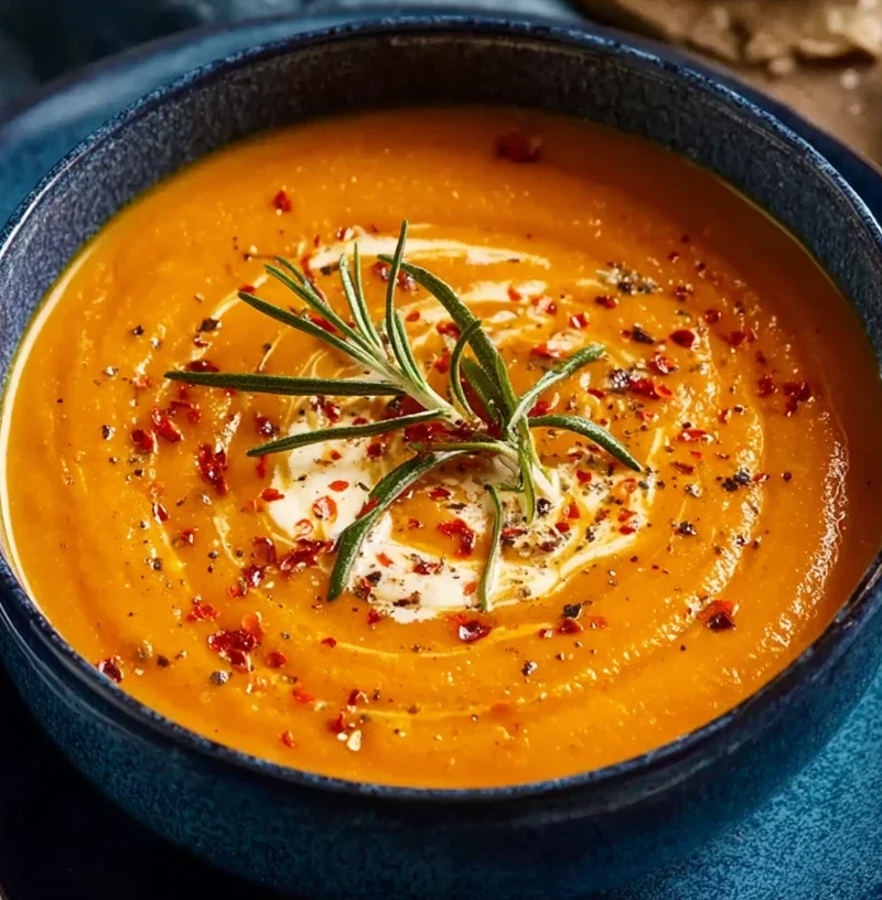 Smooth Creamy Roasted Vegetable Soup