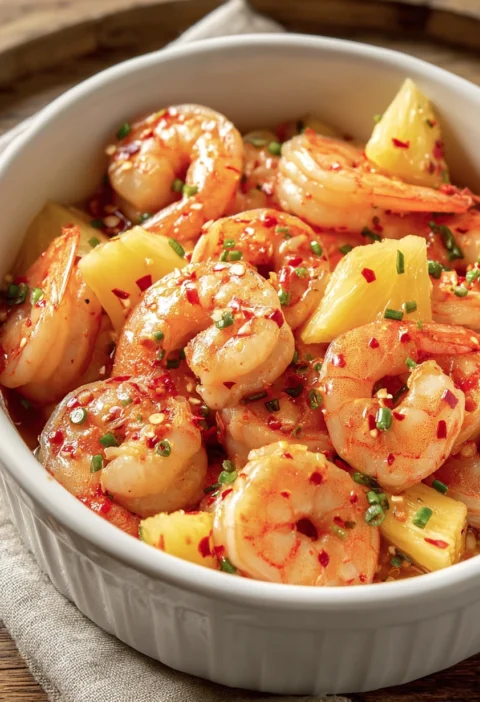Sweet Chili Pineapple Shrimp