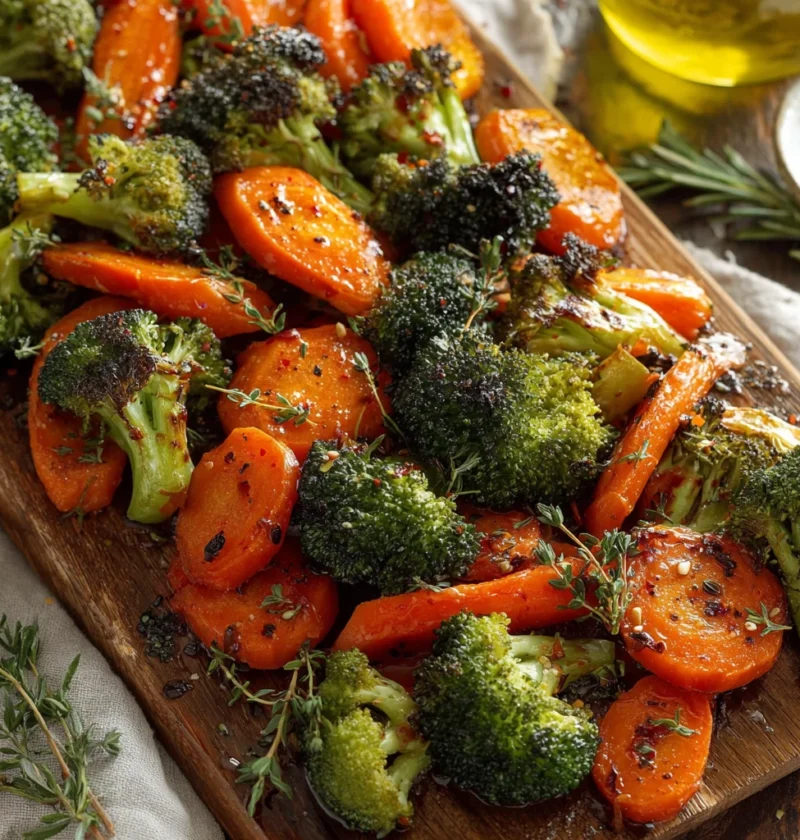 Roasted Broccoli Carrots Secret Perfect Flavor