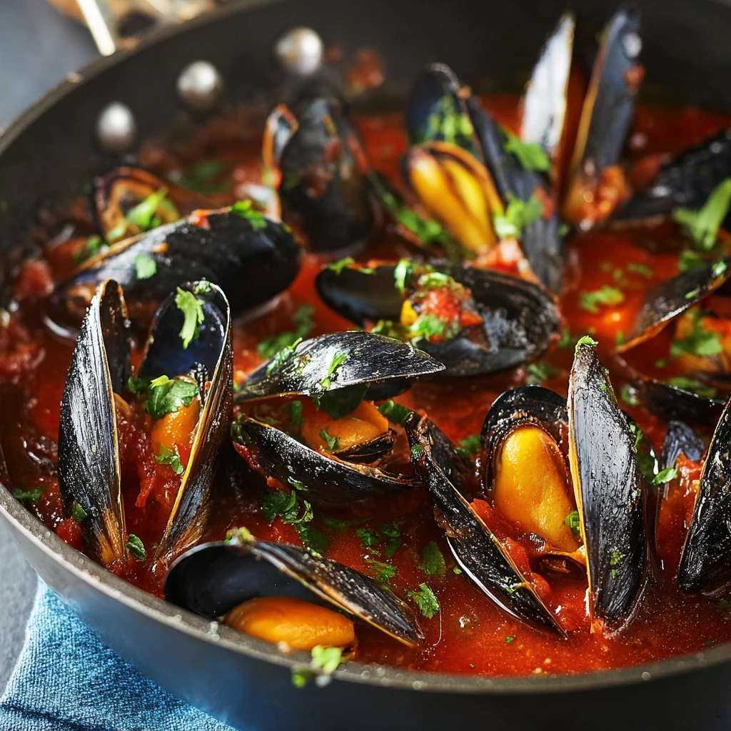 Chilli Mussels in Spicy Tomato Broth: A Flavor Explosion!