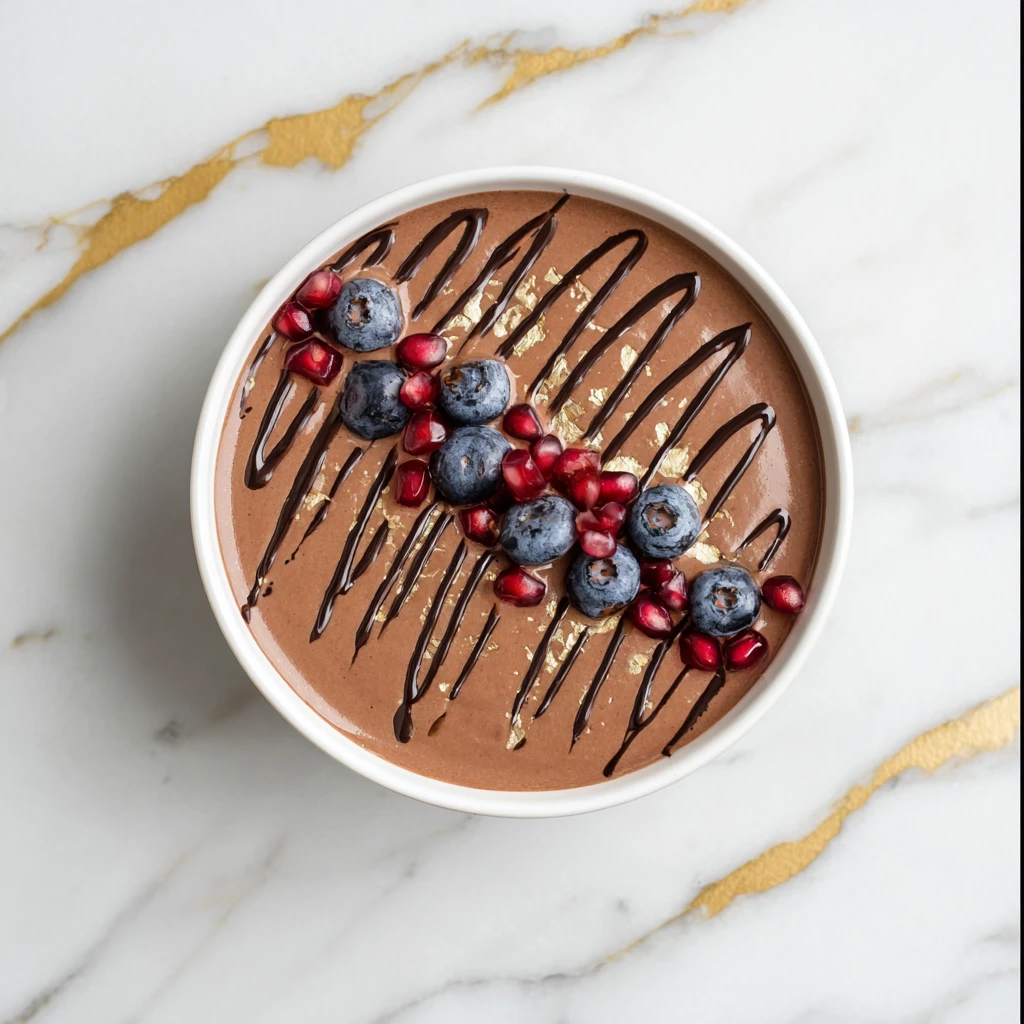 Chocolate Cottage Cheese Pudding