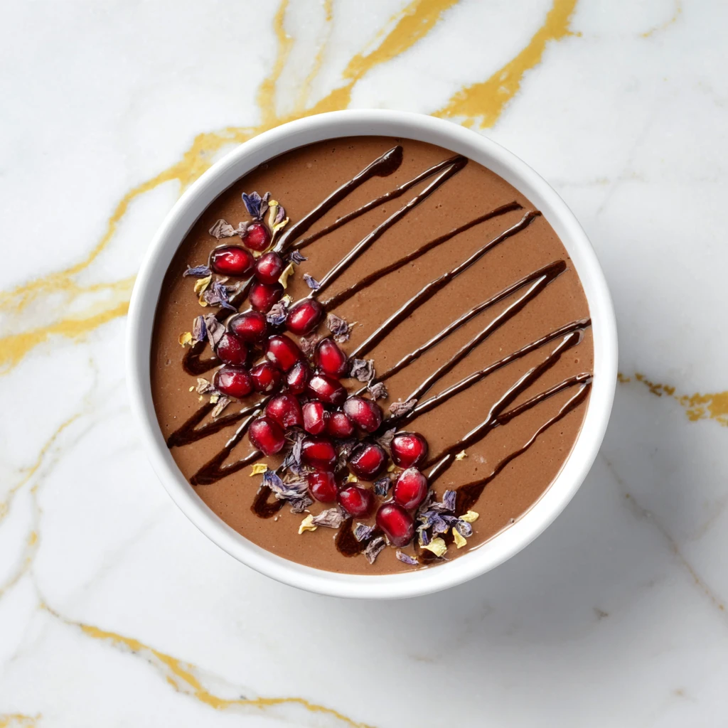 Chocolate Cottage Cheese Pudding