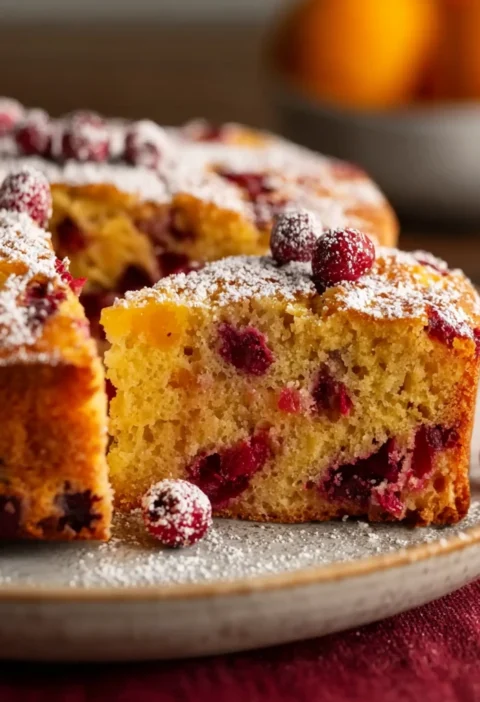 Cranberry Orange Breakfast Cake