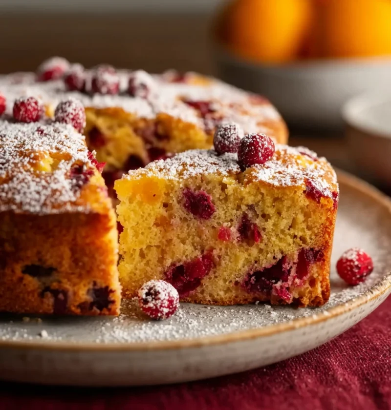 Cranberry Orange Breakfast Cake