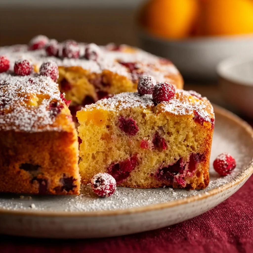 Cranberry Orange Breakfast Cake