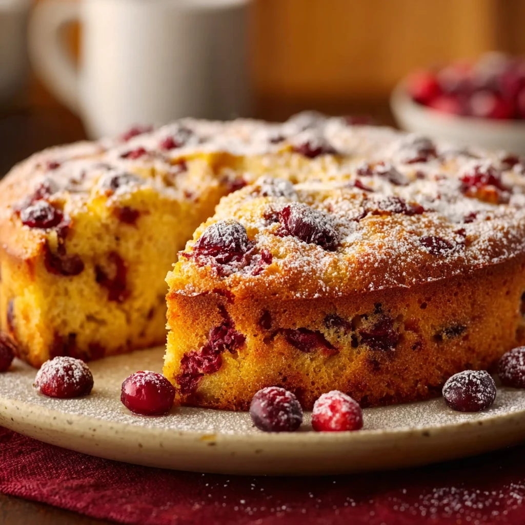 Cranberry Orange Breakfast Cake